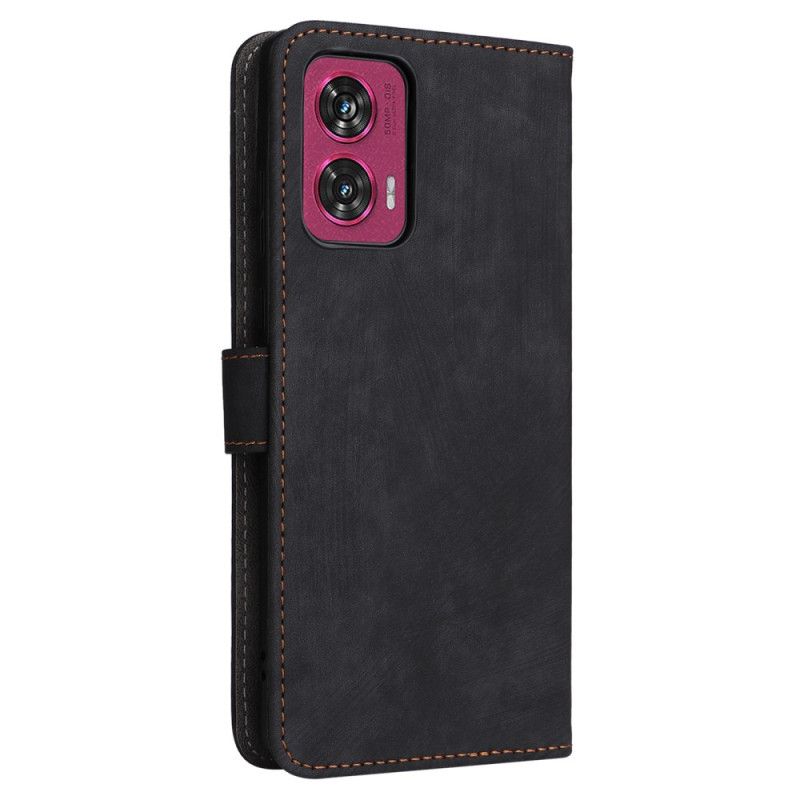 Fodral Motorola Edge 50 Fusion Rfid-blockering I Mockastil