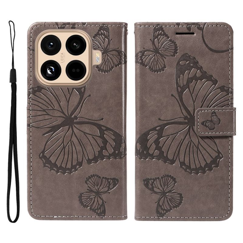 Fodral För Xiaomi 15t Pro Jättefjärilar