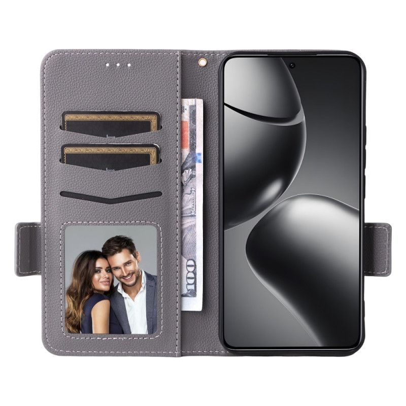 Fodral Xiaomi 15t Pro Konstläder Med Snodd