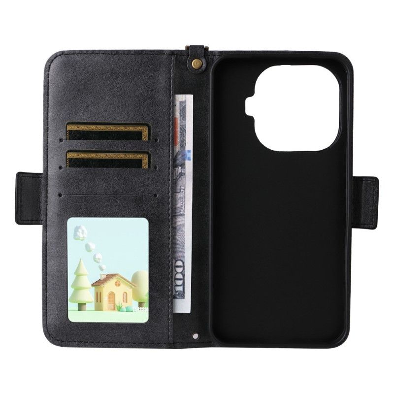 Fodral Xiaomi 15t Pro Plånbok Med Axelrem