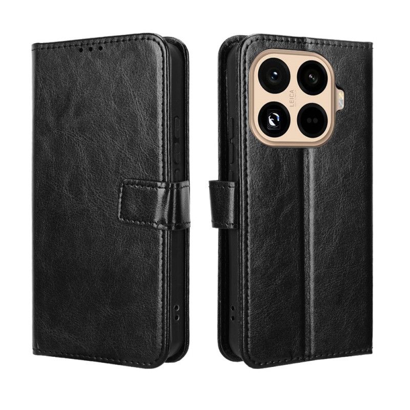 Läderskal Fodral Xiaomi 15t Pro Flashigt Konstläder