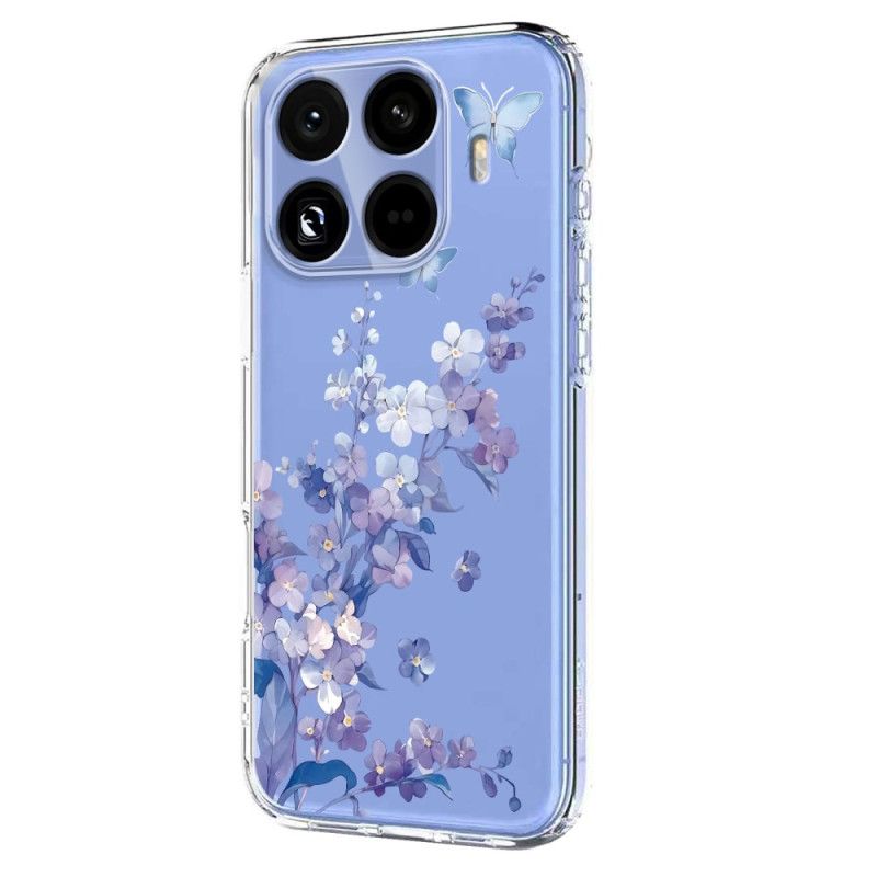 Skal Xiaomi 15t Pro Blommigt Transparent
