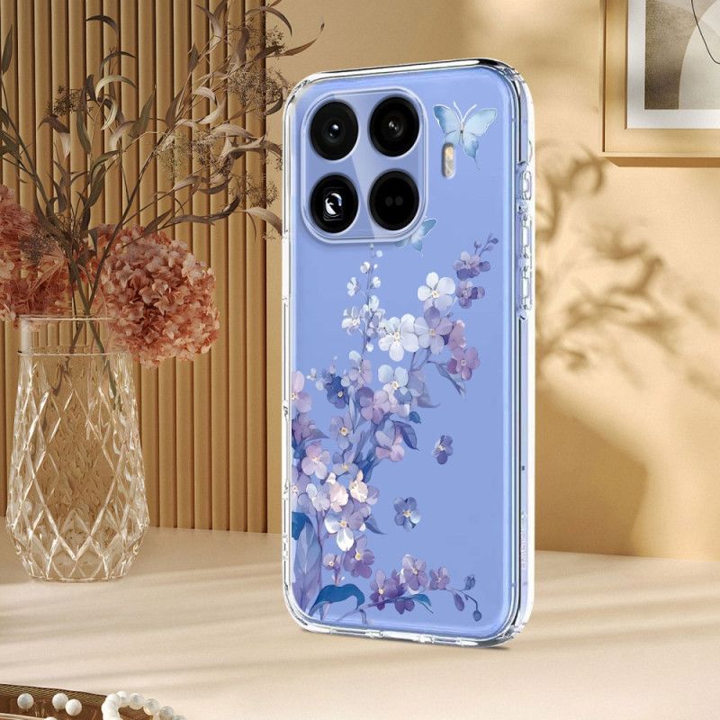 Skal Xiaomi 15t Pro Blommigt Transparent