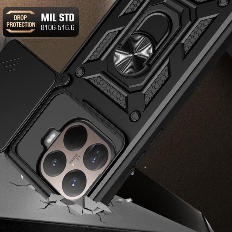 Skal Xiaomi 15t Pro Skjutbart Kameraskydd Och Stativ