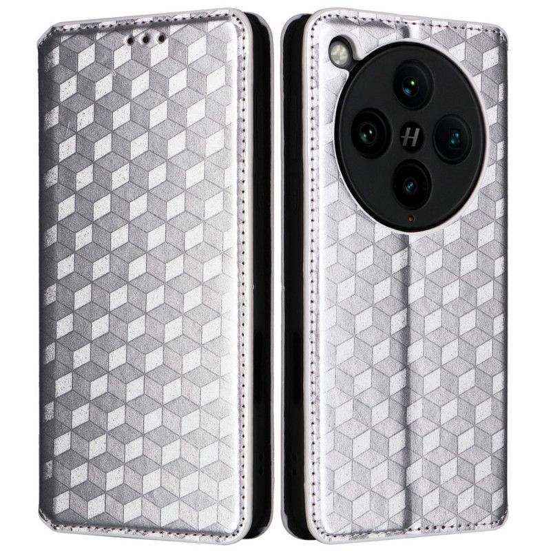 Folio-fodral Oppo Find X8 Pro Telefonfodral Diamantmönster 3d