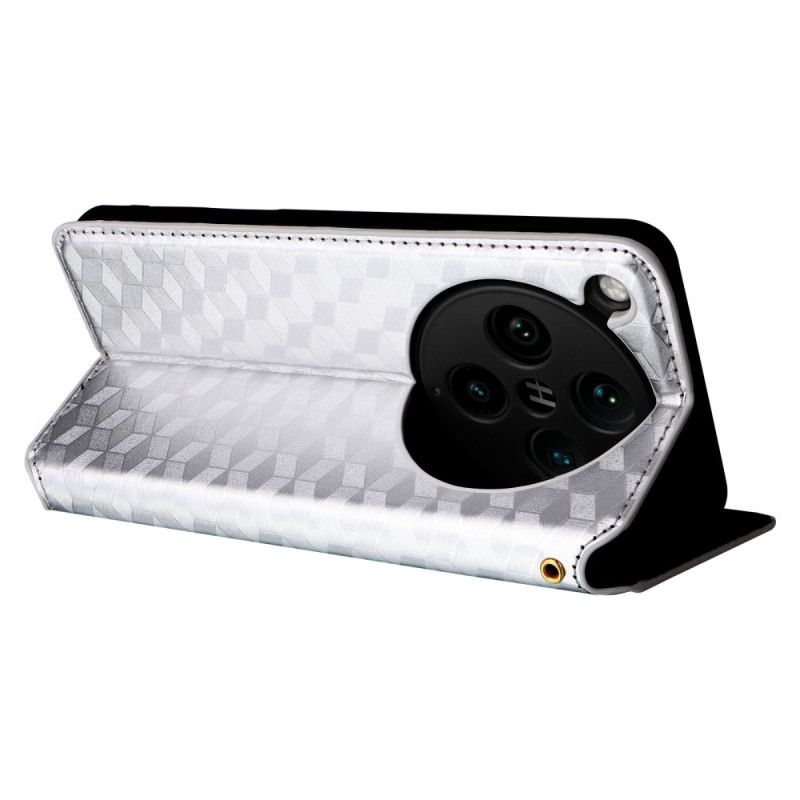 Folio-fodral Oppo Find X8 Pro Telefonfodral Diamantmönster 3d