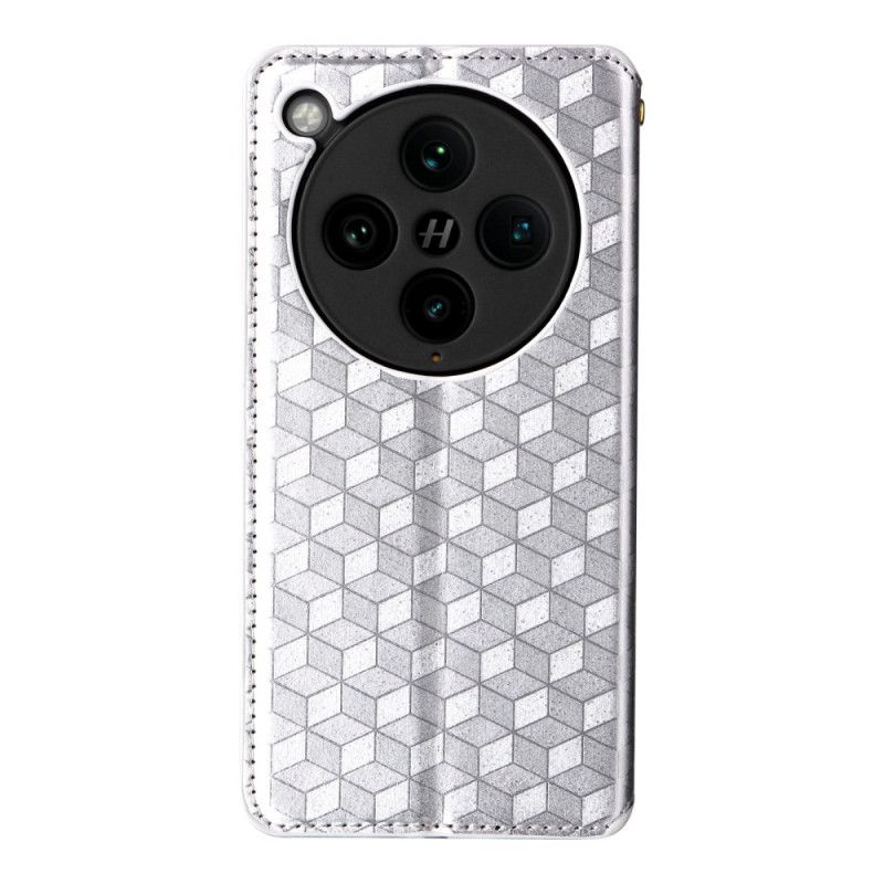 Folio-fodral Oppo Find X8 Pro Telefonfodral Diamantmönster 3d