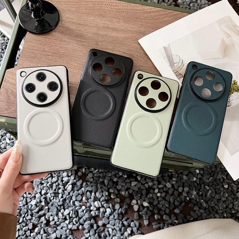 Skal Oppo Find X8 Pro Magsafe-kompatibel Lädereffekt