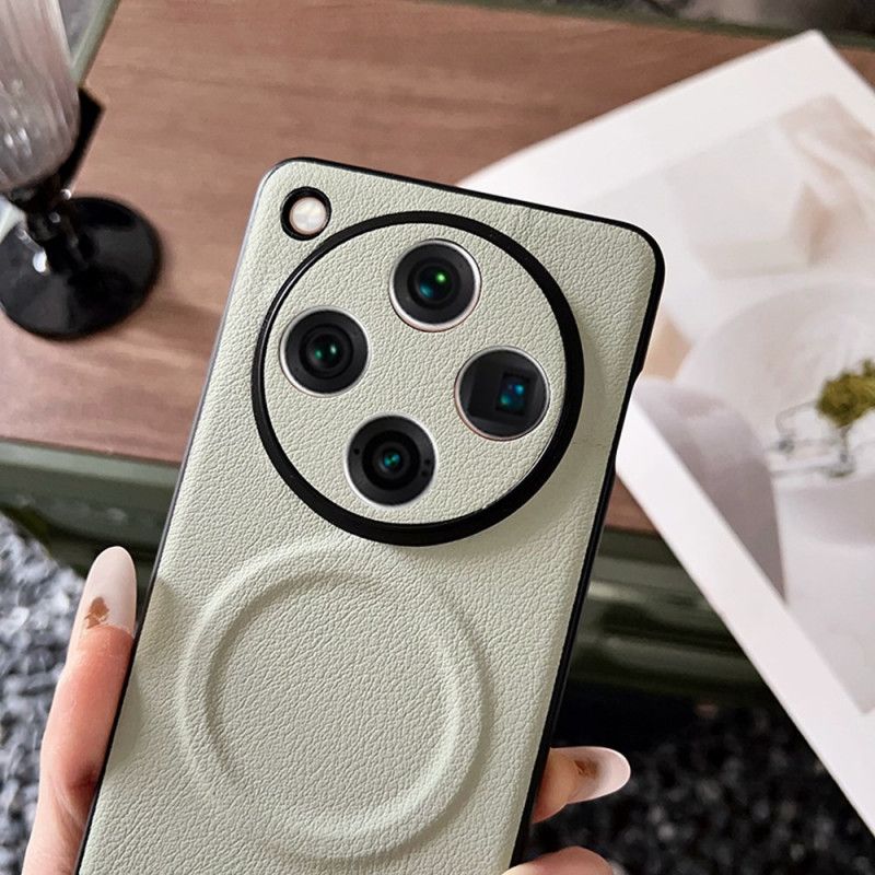 Skal Oppo Find X8 Pro Magsafe-kompatibel Lädereffekt