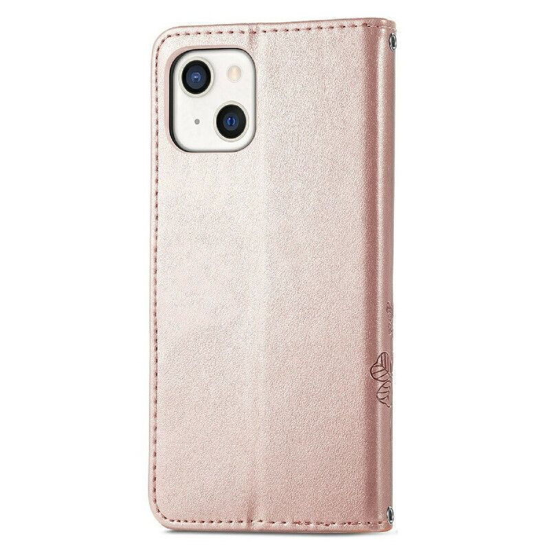 Fodral För iPhone 13 Floralie Med Rem