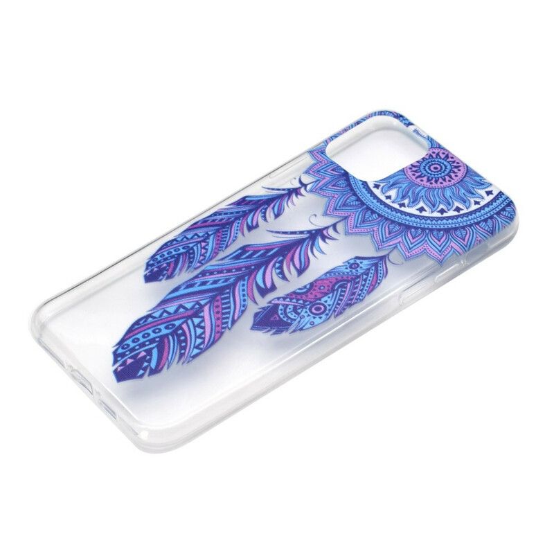 Skal För iPhone 13 Dream Catcher Blue Feathers
