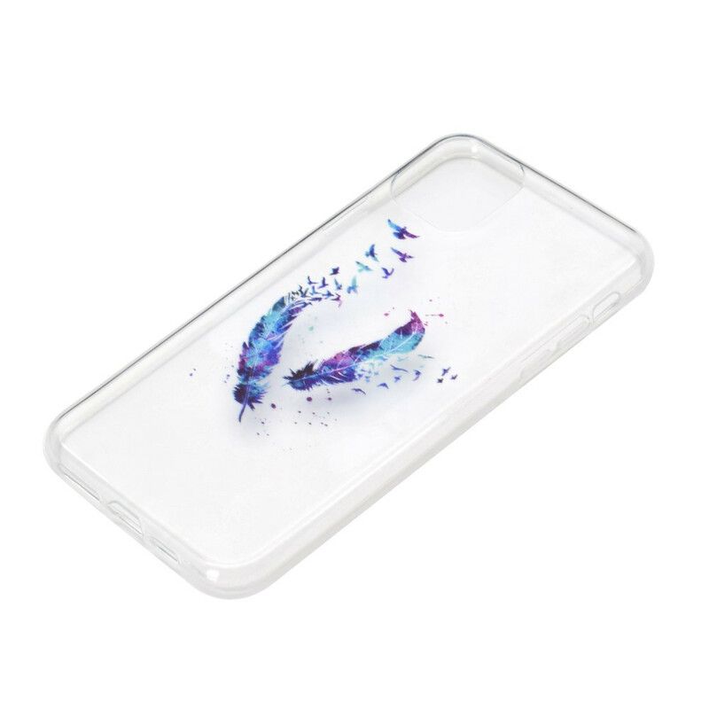 Skal iPhone 13 Transparenta Fjädrar