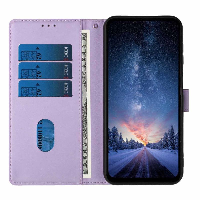 Fodral För Samsung Galaxy S26 Plus Träd- Och Kattmönster