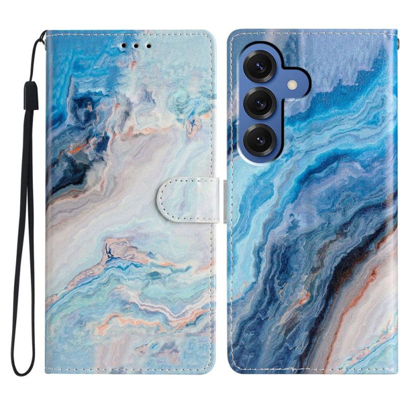 Fodral Samsung Galaxy S26 Plus Blå Marmor