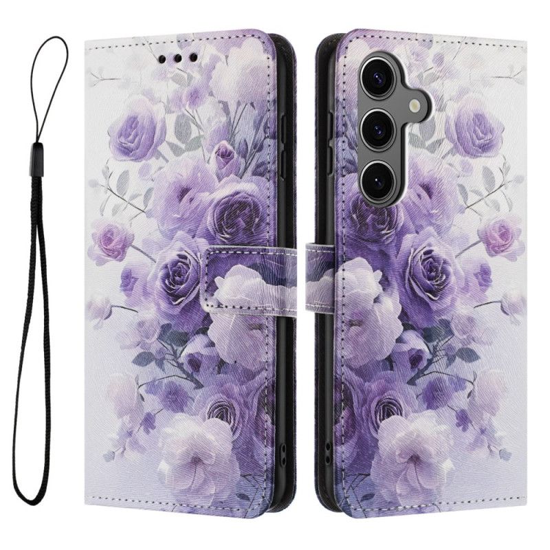 Fodral Samsung Galaxy S26 Plus Lila Rosor