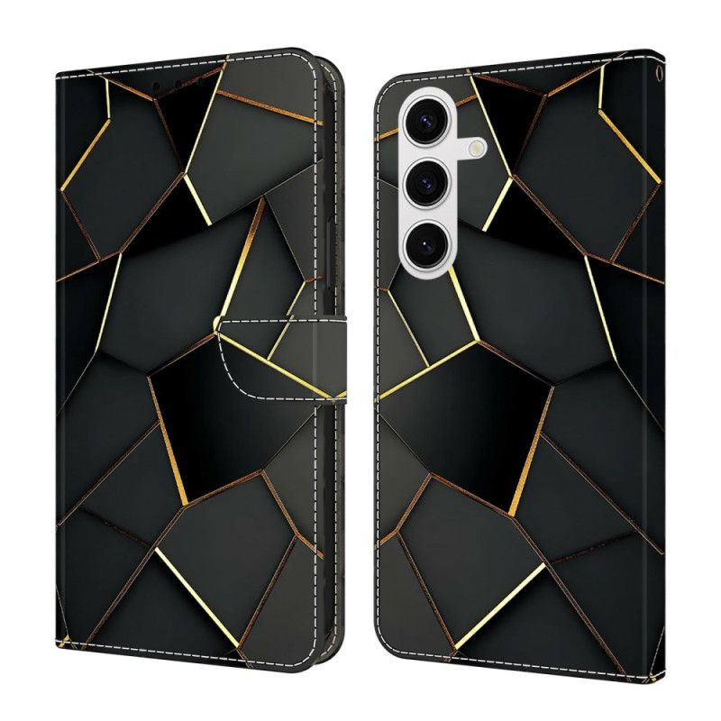 Fodral Samsung Galaxy S26 Plus Svart Och Guldmönster