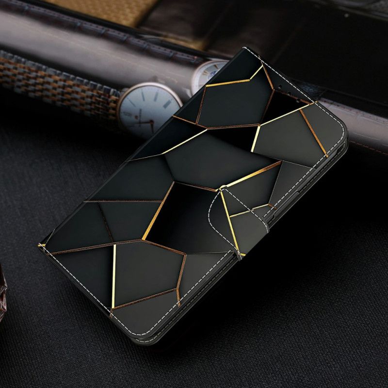 Fodral Samsung Galaxy S26 Plus Svart Och Guldmönster