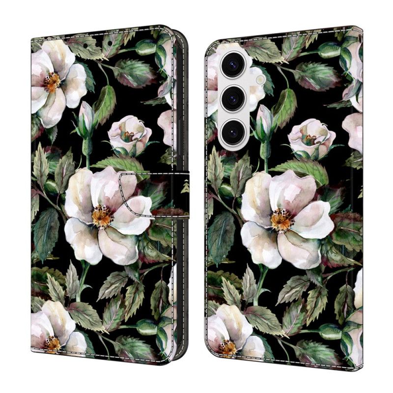 Fodral Samsung Galaxy S26 Plus Vitt Blommotiv
