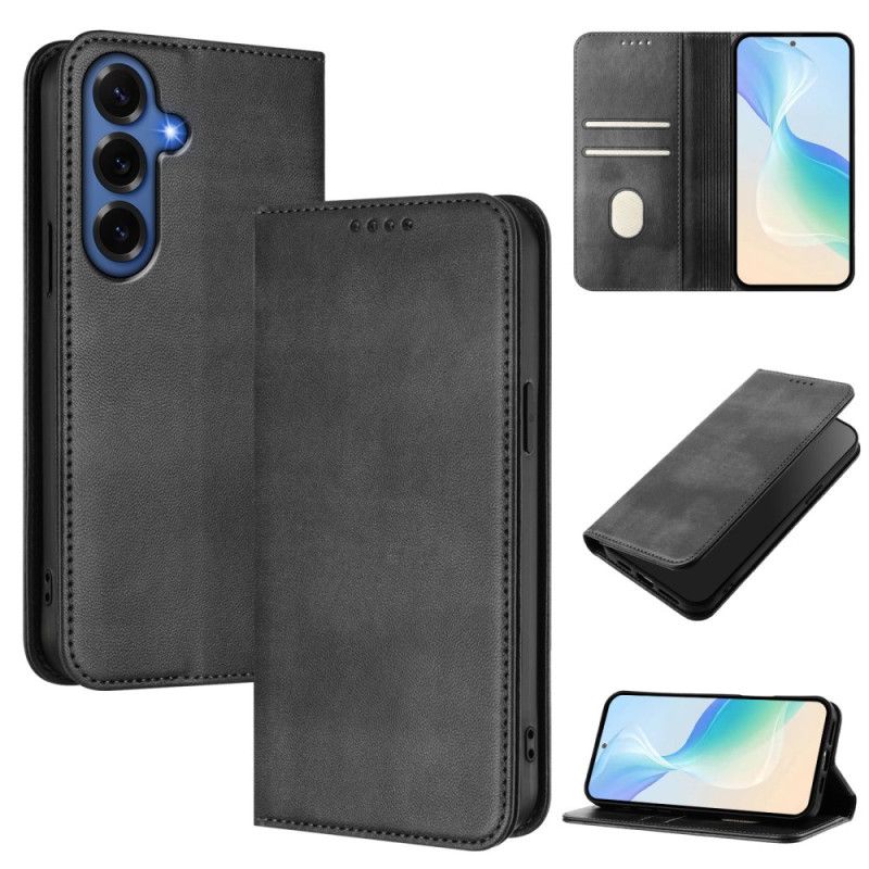 Folio-fodral För Samsung Galaxy S26 Plus Texturerat Rfid-skydd Retro