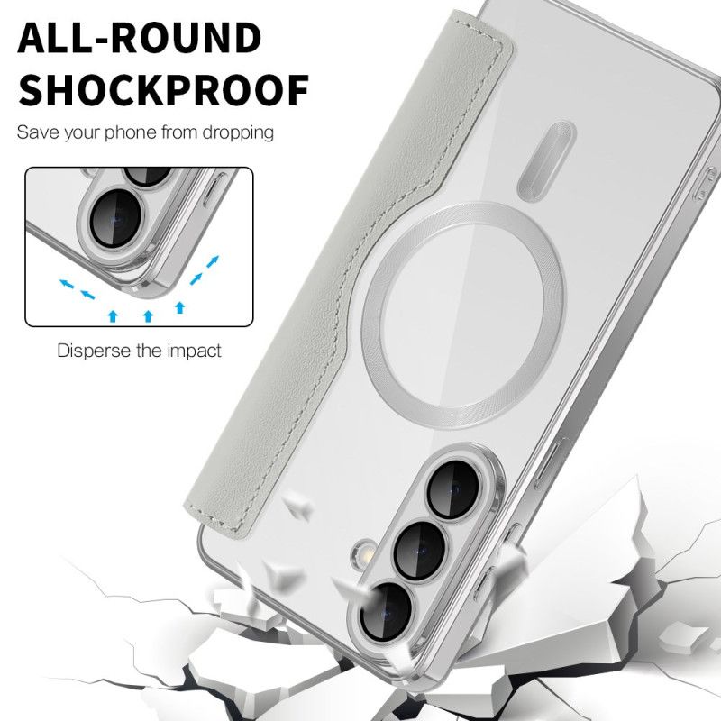 Folio-fodral Samsung Galaxy S26 Plus Magnetisk Med Rfid-korthållare