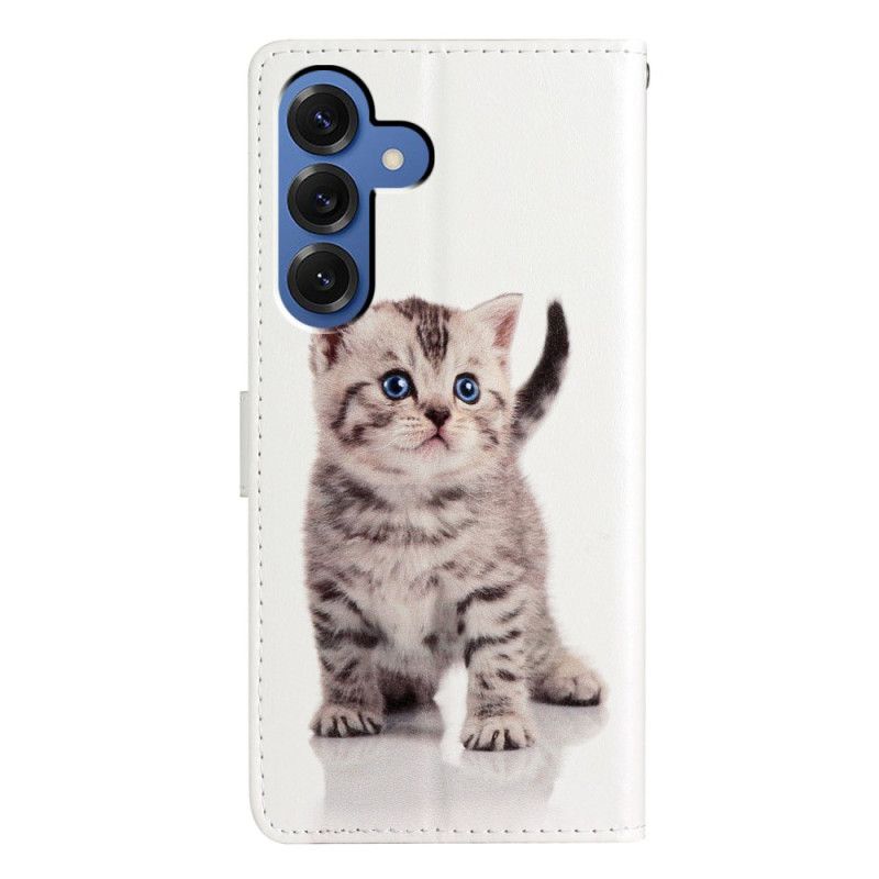 Läderfodral Samsung Galaxy S26 Plus Telefonfodral Söt Katt