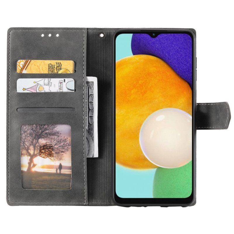 Läderfodral Samsung Galaxy S26 Plus Telefonfodral Tvåfärgat Konstläder