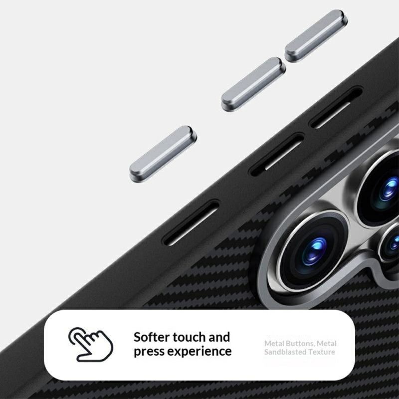 Skal För Samsung Galaxy S26 Plus Abeel Magnetiskt Fäste I Kolfiber