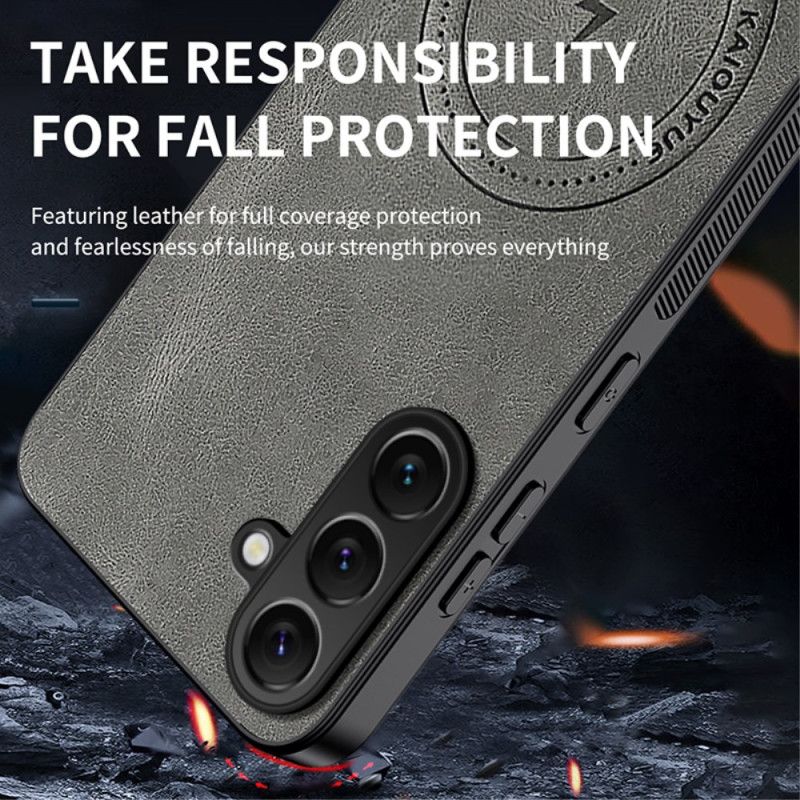 Skal Samsung Galaxy S26 Plus Magnetisk Lädereffekt