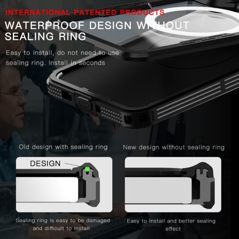 Skal Samsung Galaxy S26 Plus Telefonfodral Vattentät Magnetisk Redpepper