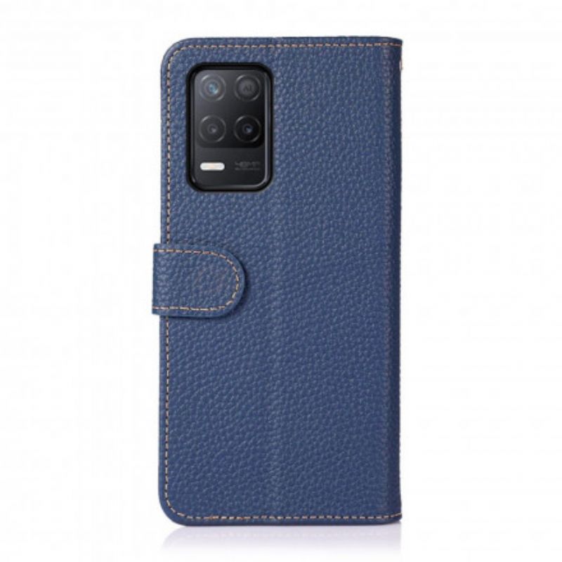 Fodral Realme 8 / 8 Pro Lychee Läder Khazneh