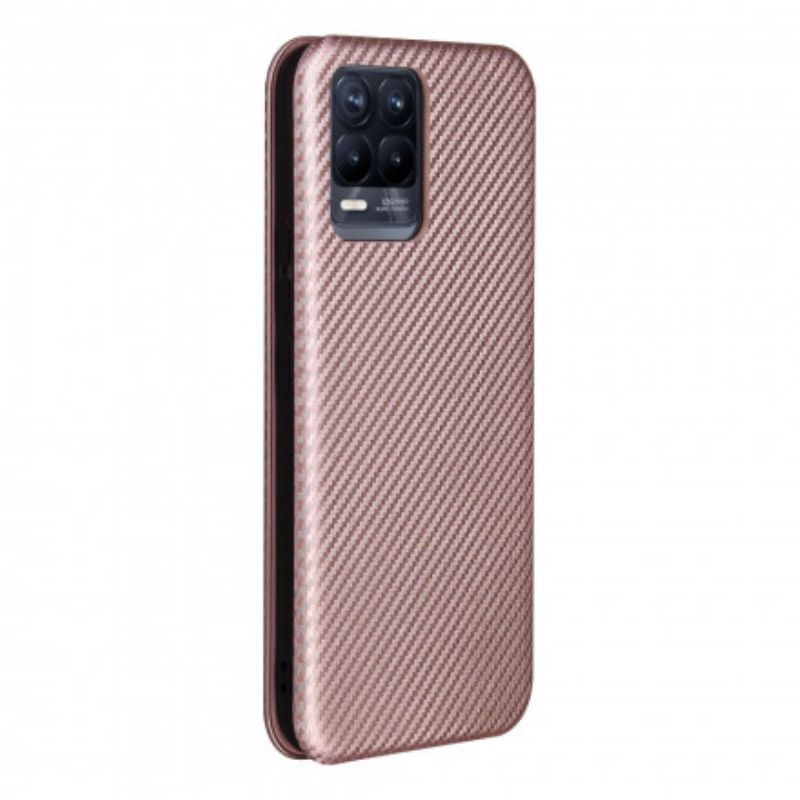 Folio-fodral Realme 8 / 8 Pro Färgad Kolsilikon
