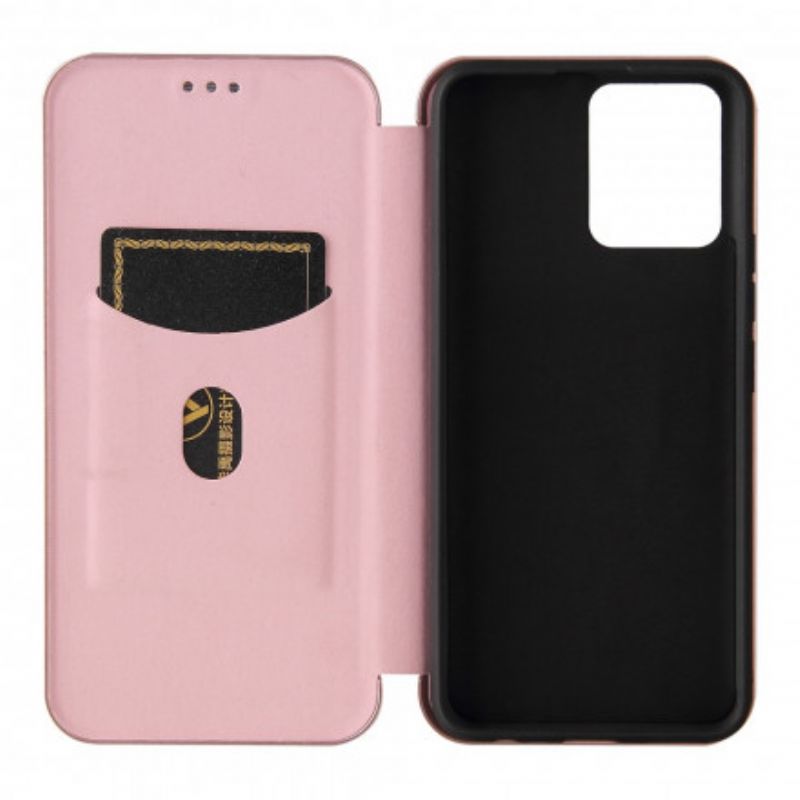 Folio-fodral Realme 8 / 8 Pro Färgad Kolsilikon