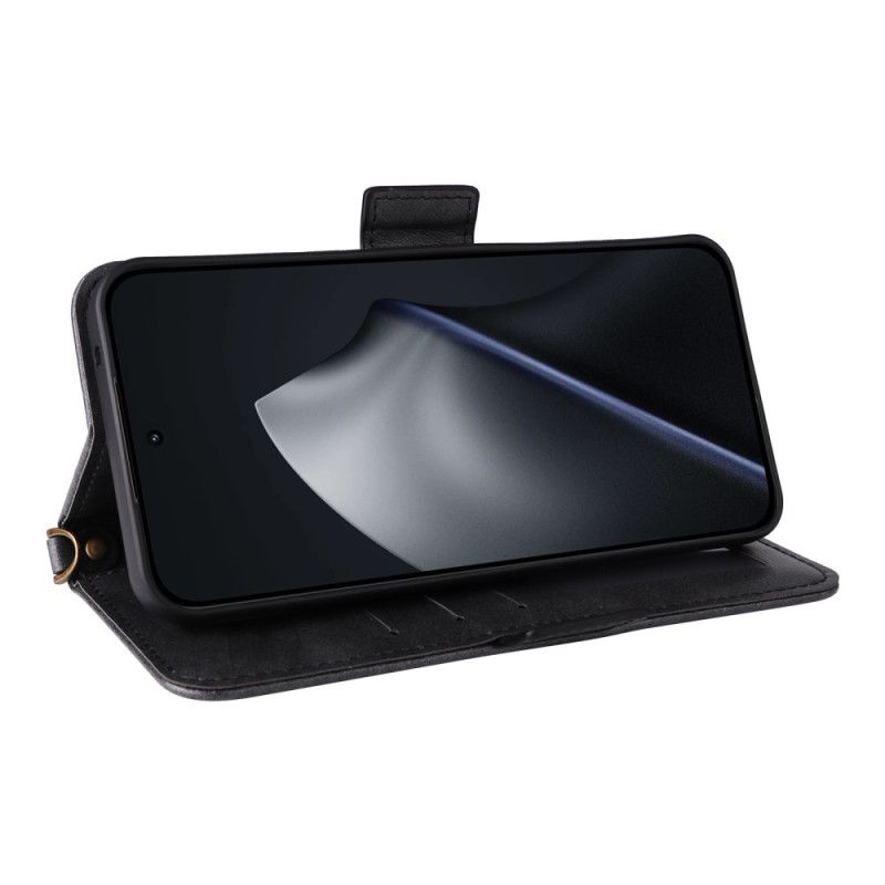 Fodral För Xiaomi 15t Vintage Med Axelrem