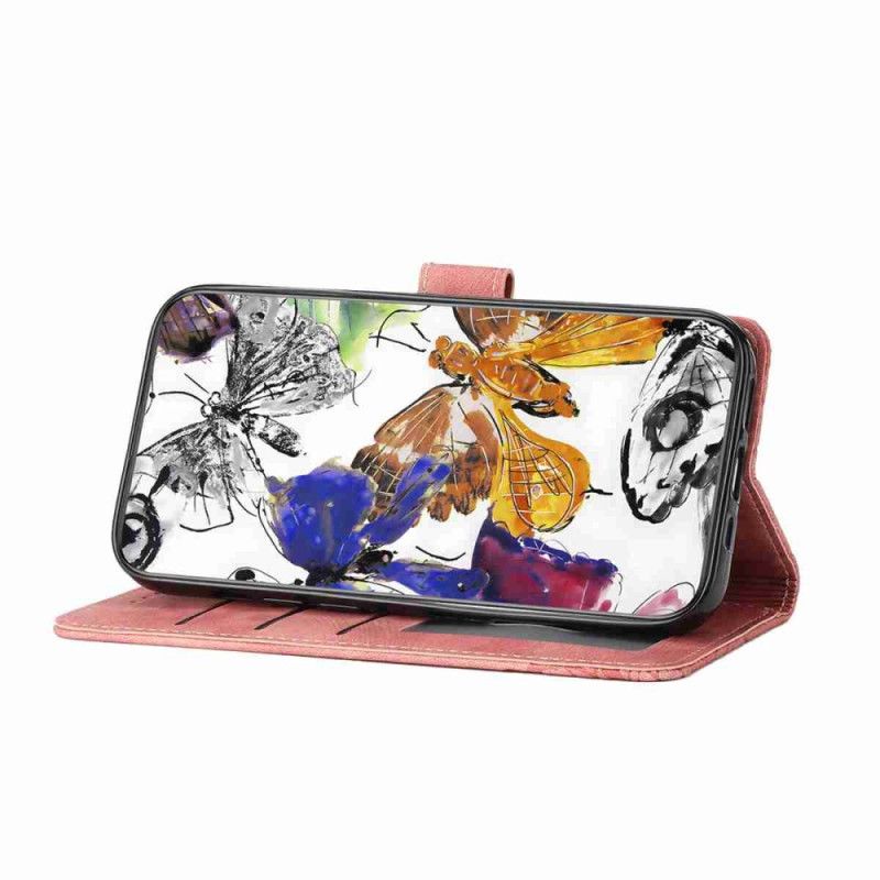 Fodral Xiaomi 15t Fjärilseffekt Mockaeffekt