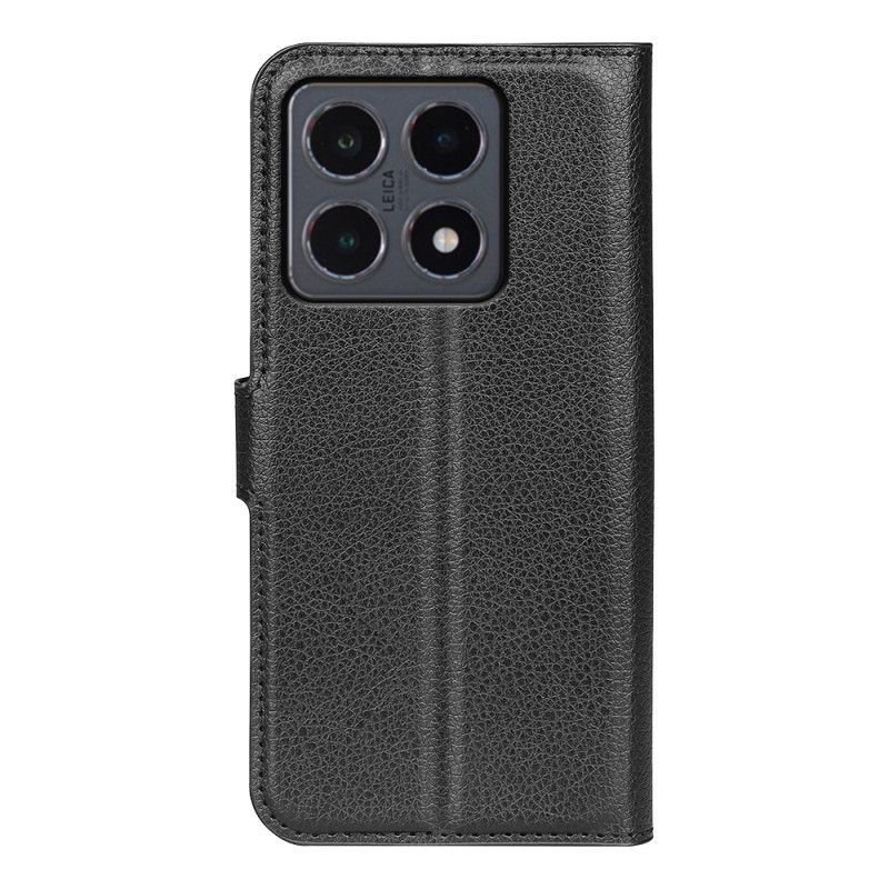 Fodral Xiaomi 15t Litchikonstläder