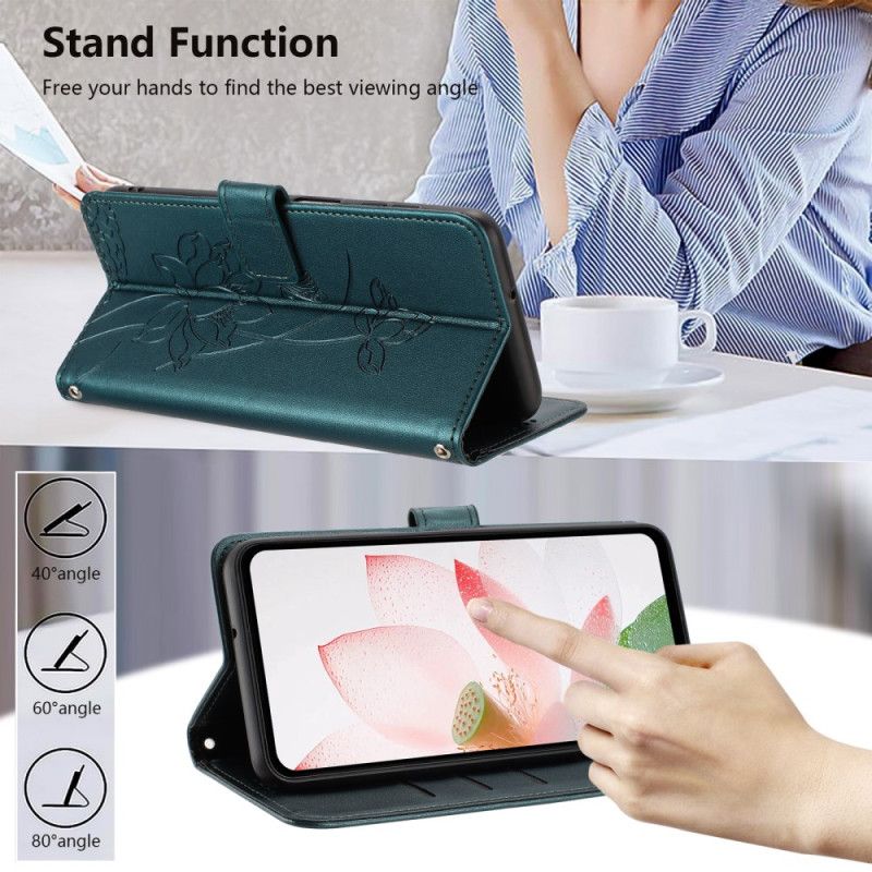 Fodral Xiaomi 15t Lotusmönster