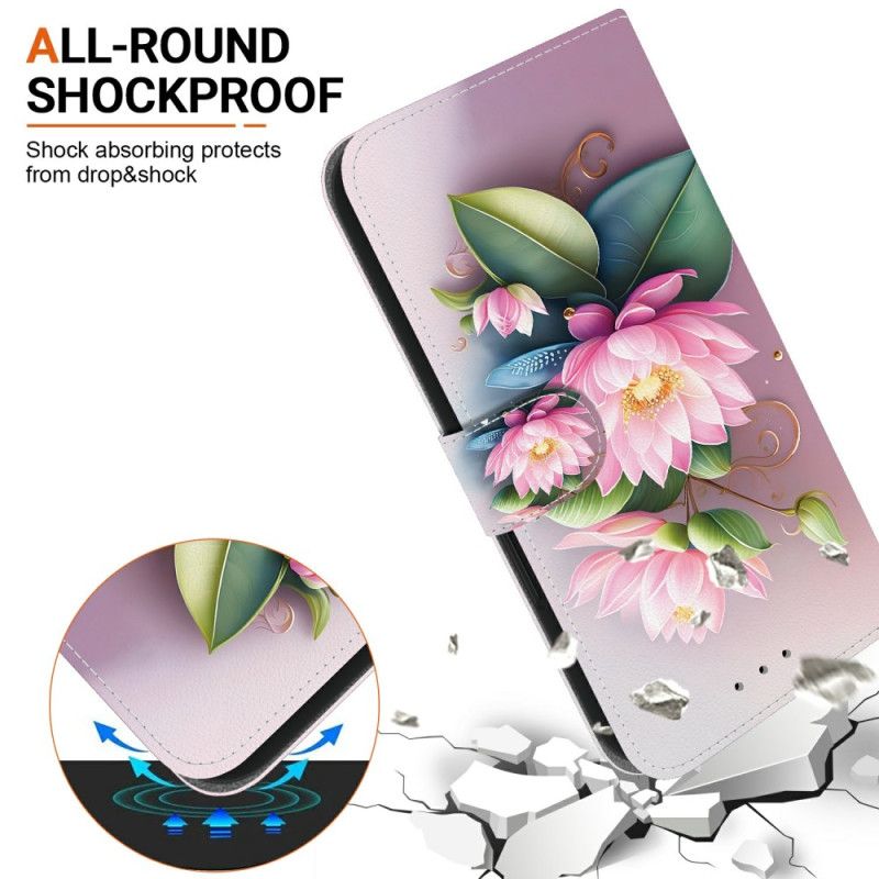 Fodral Xiaomi 15t Lotusmönster