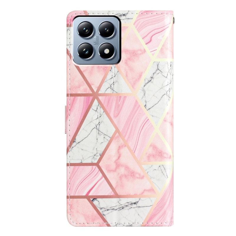 Fodral Xiaomi 15t Rosa Marmor