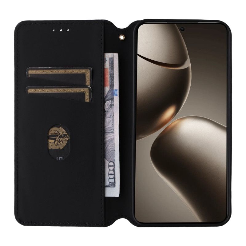 Folio-fodral Xiaomi 15t Telefonfodral Glansig