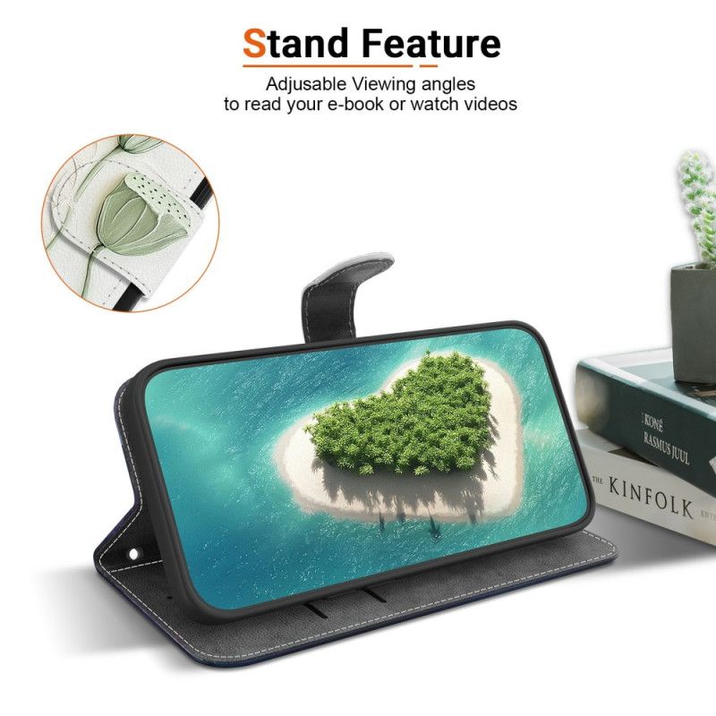 Läderfodral Xiaomi 15t Telefonfodral Lotusblomma