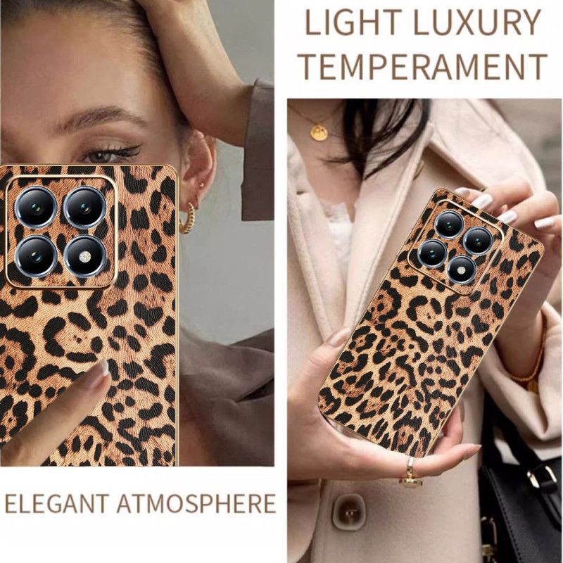 Skal Xiaomi 15t Leopardmönster