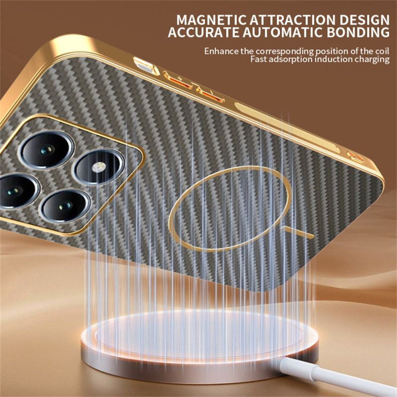 Skal Xiaomi 15t Telefonfodral Kolfiberstruktur