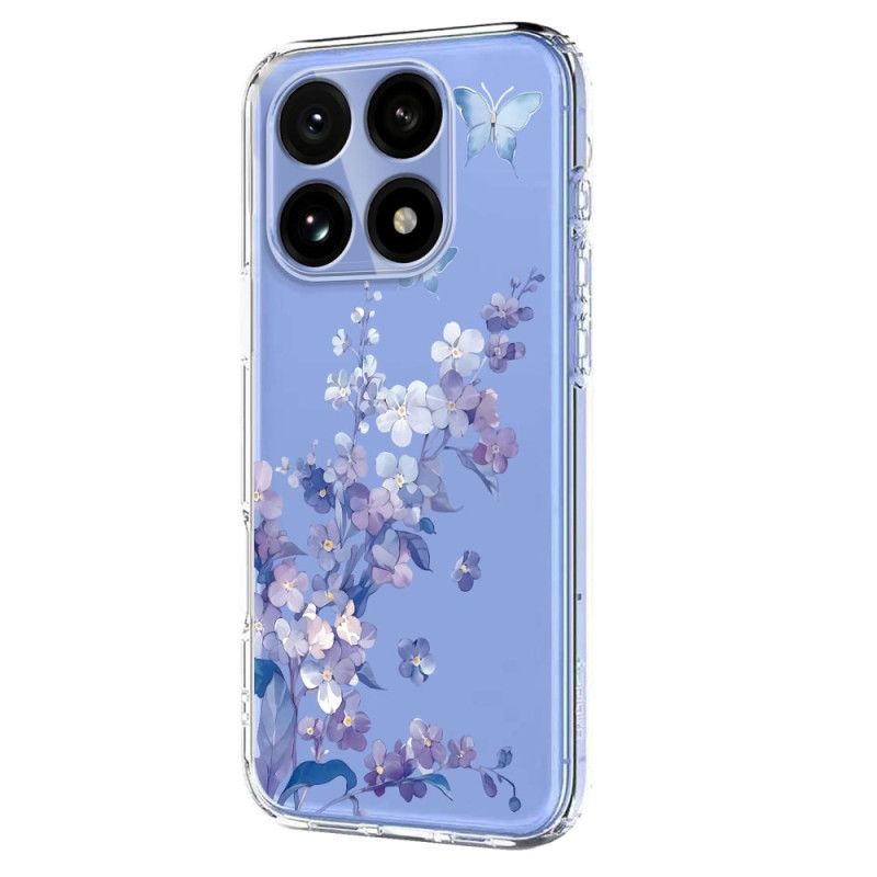 Skal Xiaomi 15t Transparent Blommig