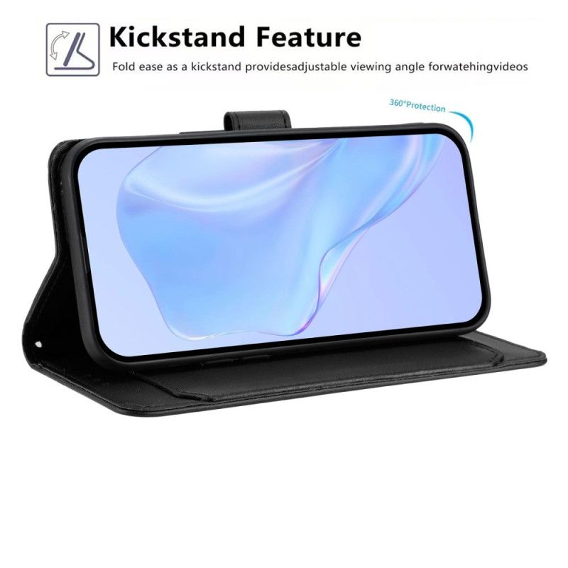 Skyddsfodral Xiaomi 15t Enfärgad Lädereffekt