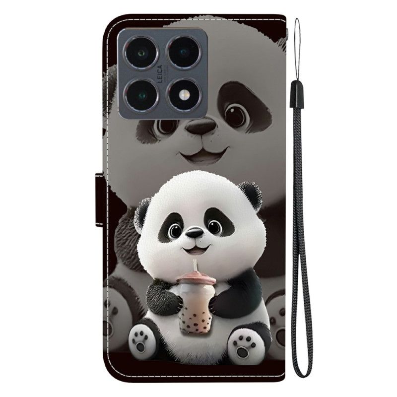 Skyddsfodral Xiaomi 15t Pandamönster