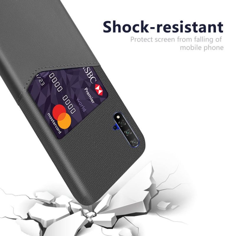 Skal Huawei Nova 5T Svart Ksq-Korthållare