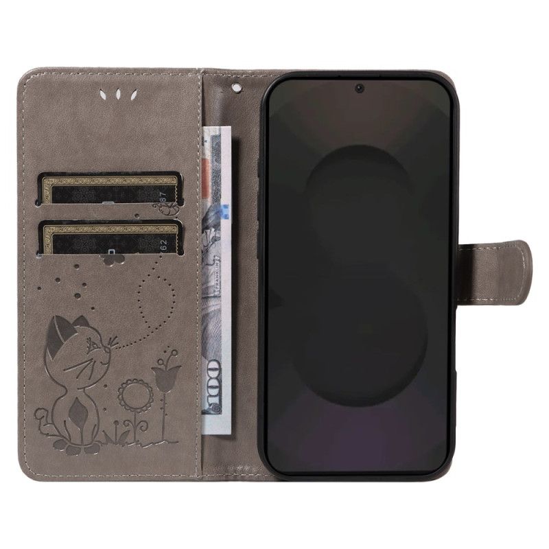 Fodral För Samsung Galaxy S25 Fe Katt Och Bi