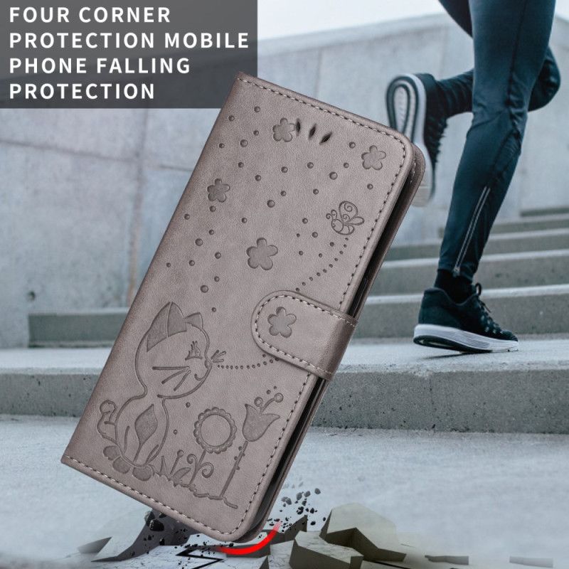 Fodral För Samsung Galaxy S25 Fe Katt Och Bi