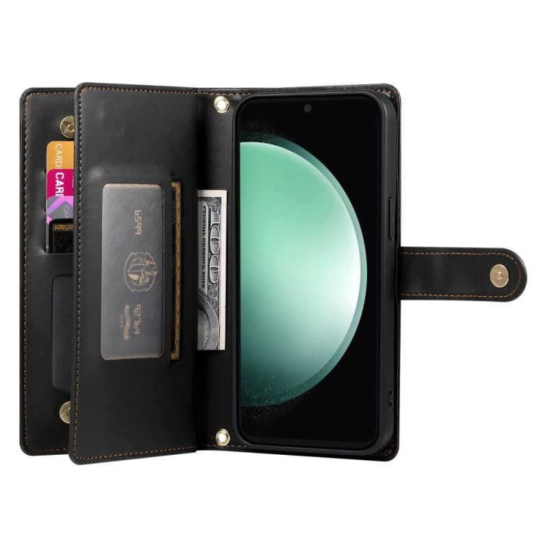 Fodral För Samsung Galaxy S25 Fe Plånbok Och Remmar