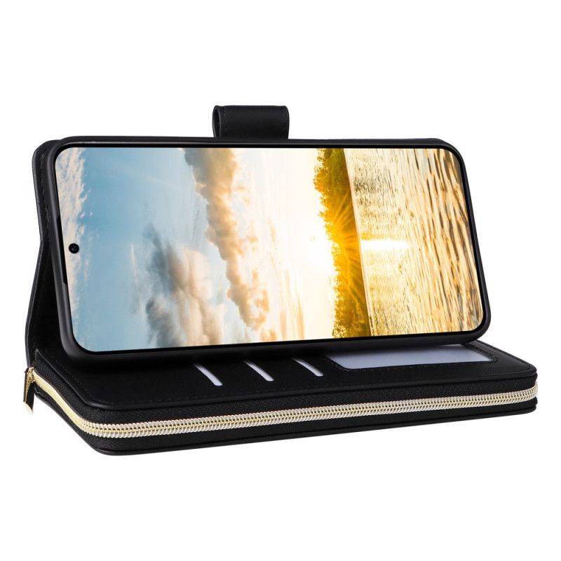 Fodral Samsung Galaxy S25 Fe Konstläder Med Rem